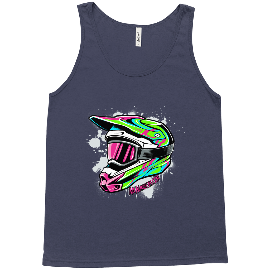 Splatter Helmet Unisex Tank Top