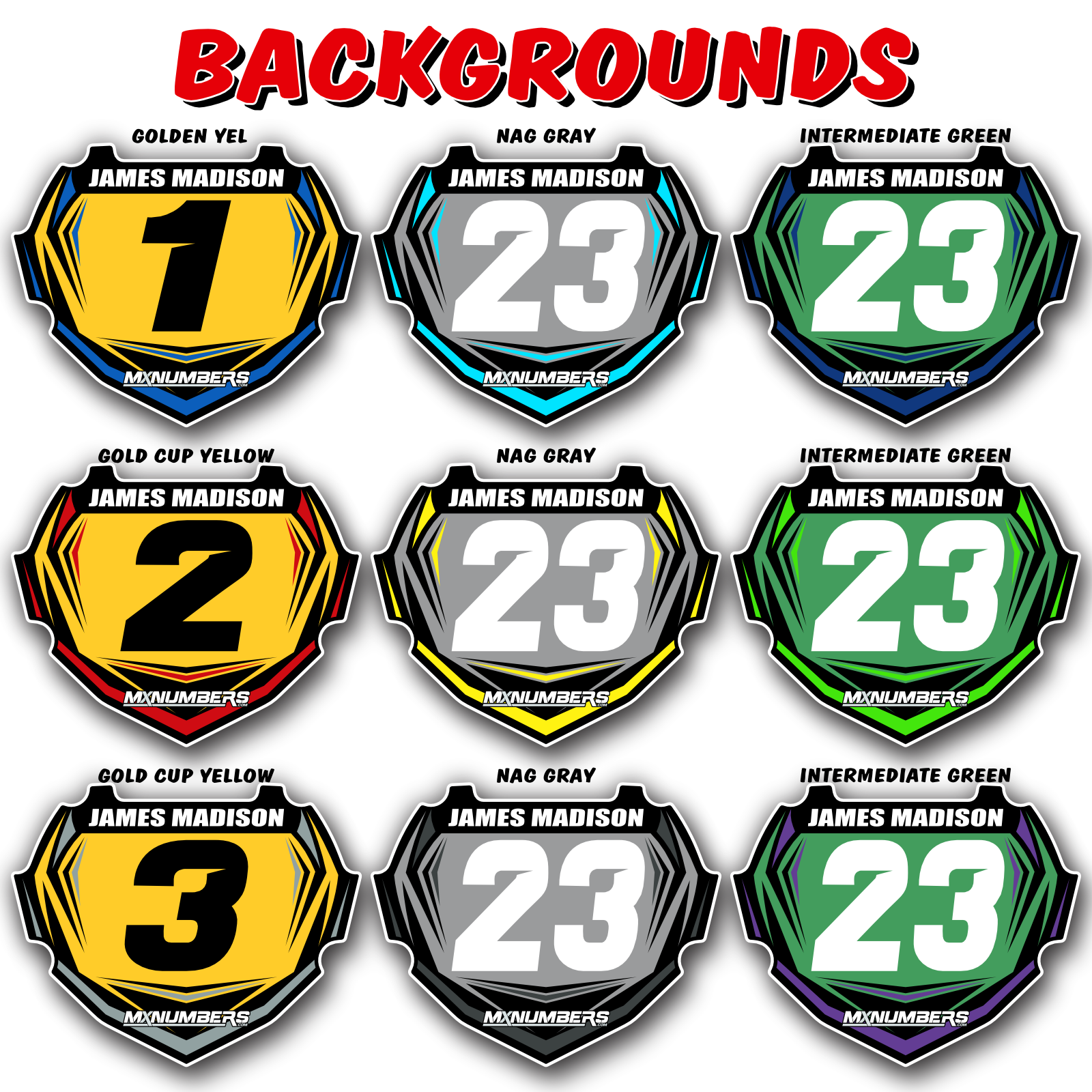 BOX TWO Custom Plate Graphics