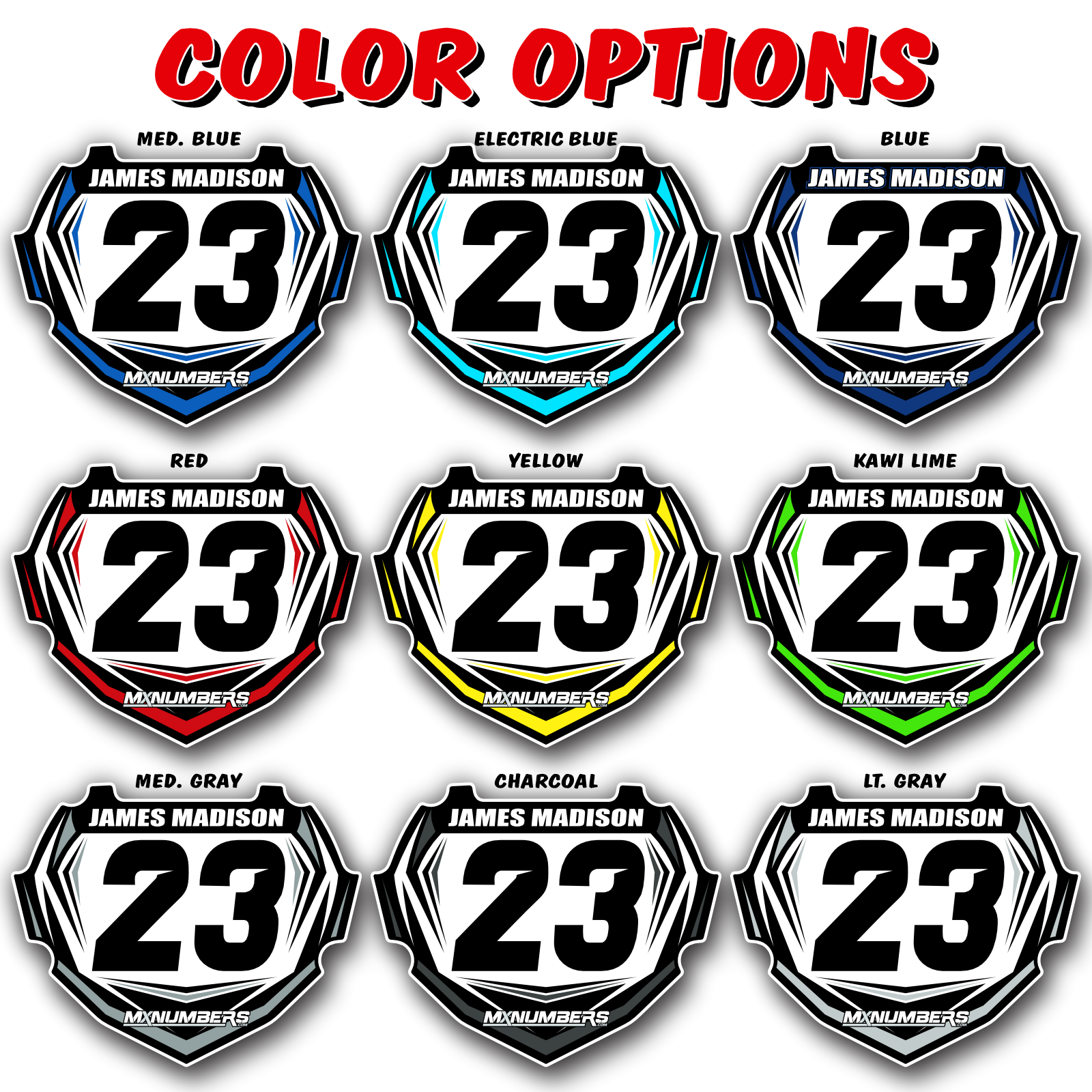 BOX TWO Custom Plate Graphics