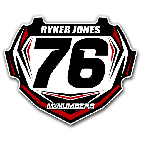 MxNumbers- Dirtbike, ATV & Kart Vinyl Race Number Graphics
