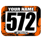 Race Numbers with Name -Splash O'Color Design- - MxNumbers