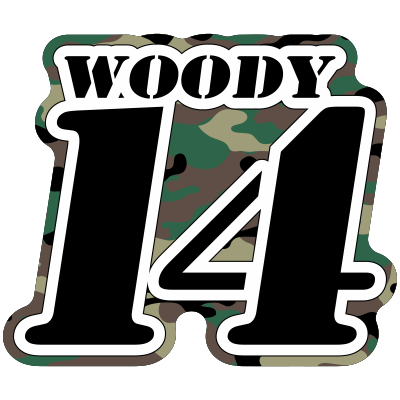 Race Number with Name -Printed with Camo & Laminated- - MxNumbers