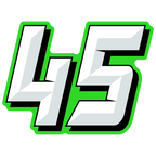 Multicolored Race Numbers - Chiseled Design - MxNumbers