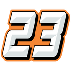 Multicolored Race Numbers - Chiseled Design - MxNumbers