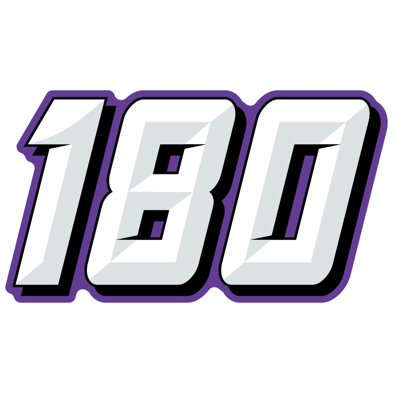 Multicolored Race Numbers - Chiseled Design - MxNumbers