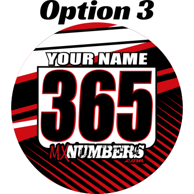 Pair of Mud Plug Decals for Hyper Tech Wheel -Clean Lines Design - MxNumbers