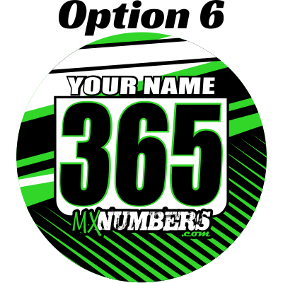 Pair of Mud Plug Decals for Hyper Tech Wheel -Clean Lines Design - MxNumbers