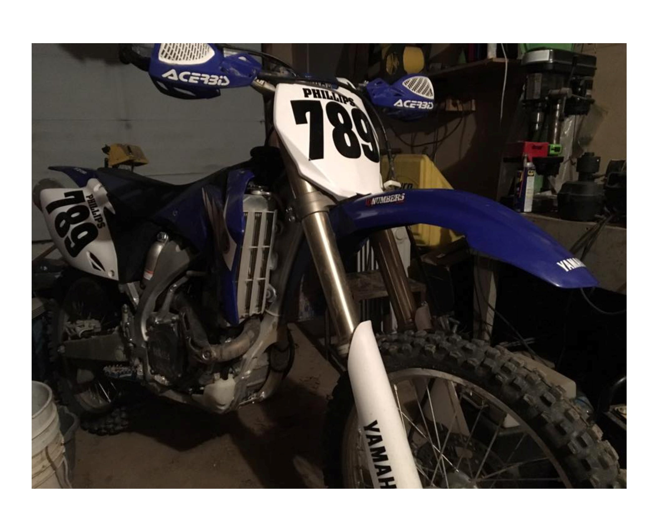 Single Color Race Number Decals With Name