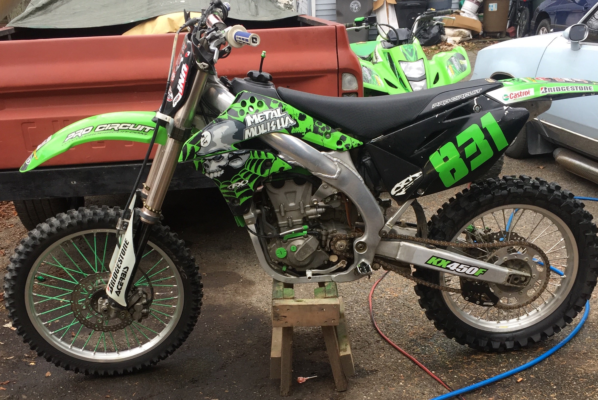 Sinlge Color Race Number Decals -SX MX ATV AMA Dirt Bike Kart Dirtbike