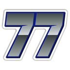 Multicolored Race Numbers -Printed & Laminated- Drop Shadow Design - MxNumbers