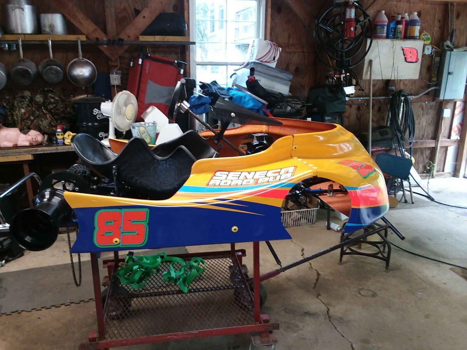 Multicolored Race Number Decal Graphics - 9s Design -