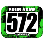 Race Numbers with Name -Splash O'Color Design- - MxNumbers