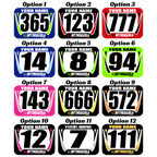 Race Numbers with Name -Factory Design - MxNumbers