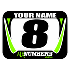 Race Numbers with Name -Factory Design - MxNumbers