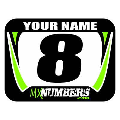 Race Numbers with Name -Factory Design - MxNumbers