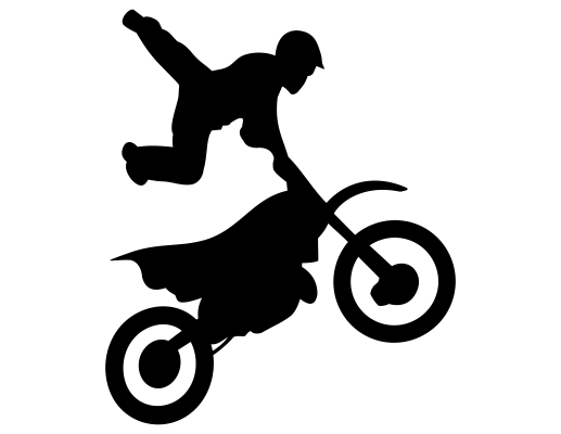 MX Silhouette Decal -14 Different Options- - MxNumbers