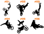 MX Silhouette Decal -14 Different Options- - MxNumbers