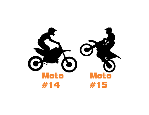 MX Silhouette Decal -14 Different Options- - MxNumbers