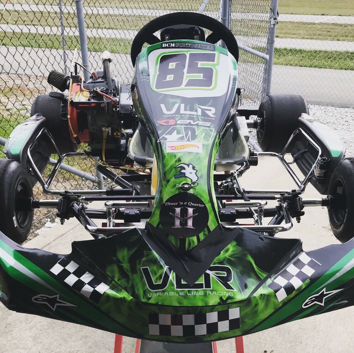 Multicolored Race Number Decal Graphics - 6s Design -