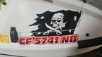 Custom Registration Decals for Boat, Jetski, or Snowmobile