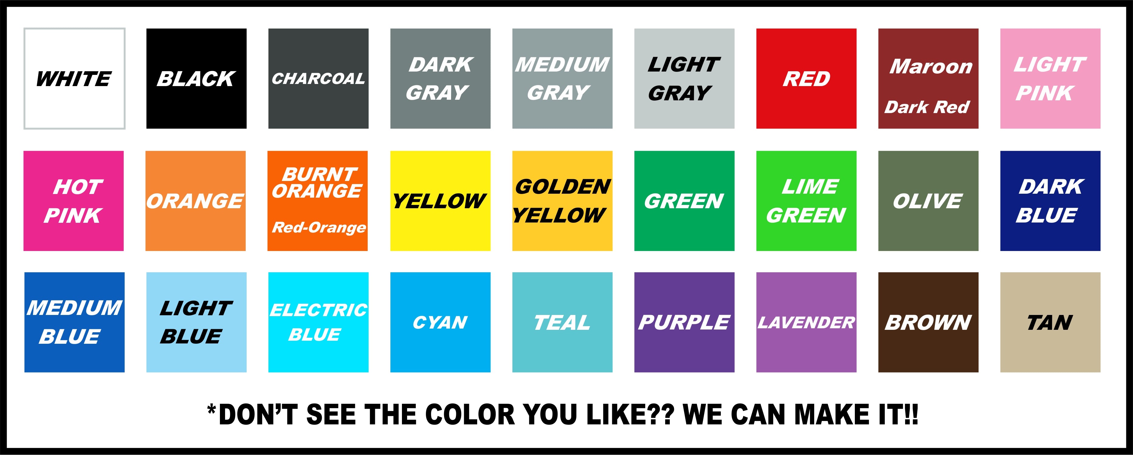 Splash O'Color Design Rectangle Race Number Graphics with Name