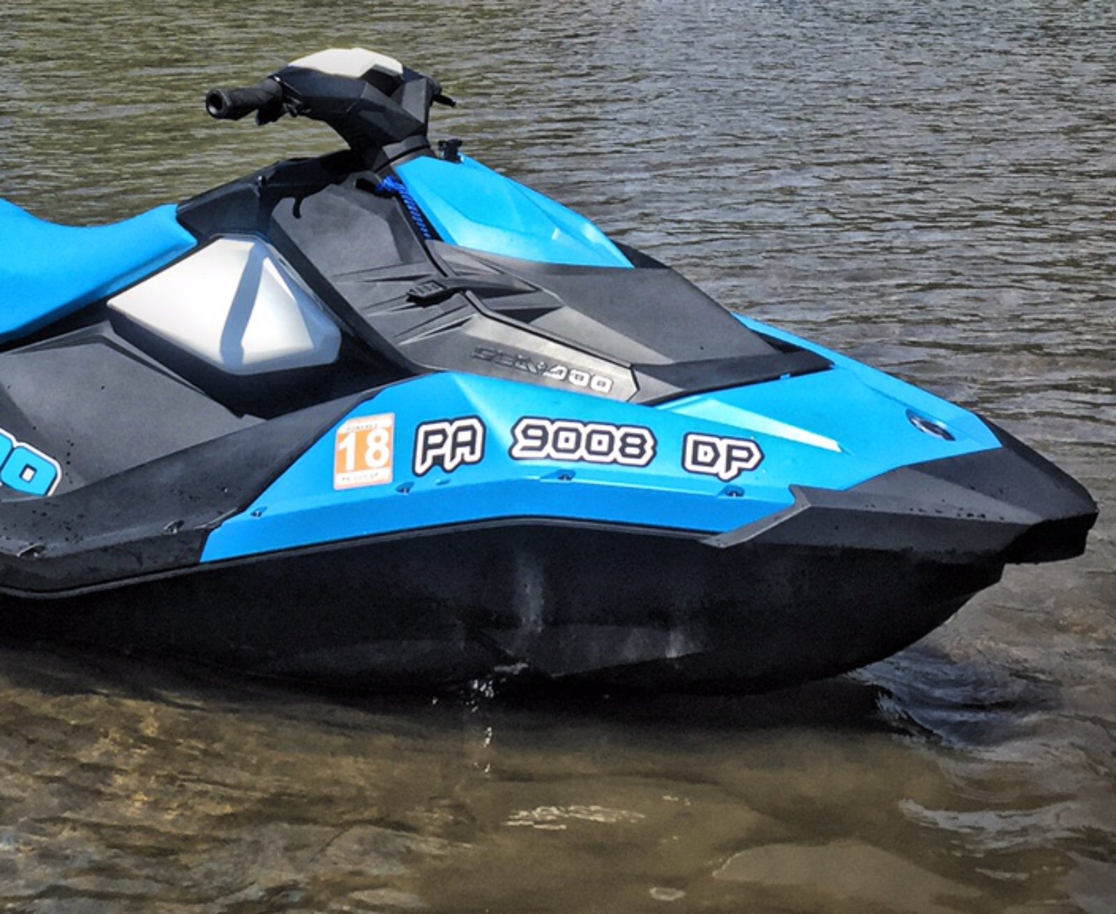 Custom Registration Decals for Boat, Jetski, or Snowmobile