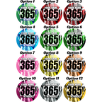 Pair of Mud Plug Decals for Hyper Tech Wheel -Road Rash Design - MxNumbers