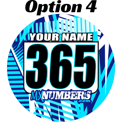 Pair of Mud Plug Decals for Hyper Tech Wheel -Road Rash Design - MxNumbers