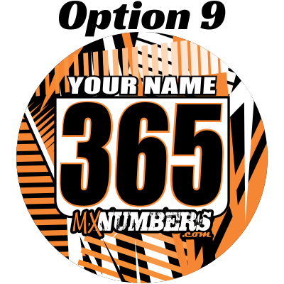 Pair of Mud Plug Decals for Hyper Tech Wheel -Road Rash Design - MxNumbers