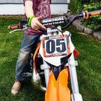 Splash O'Color Design Rectangle Race Number Graphics with Name