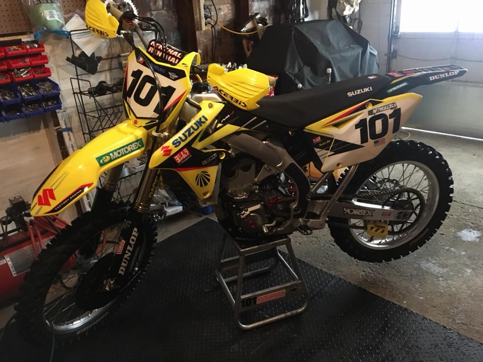 Single Color Race Number Decals - Sliced Fonts Options 1-9