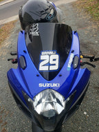 Multicolored Race Number Decals with Name - 9s Design -