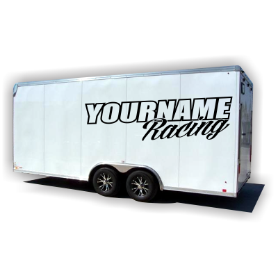 Custom Your Name Race Graphic Single Color - MxNumbers