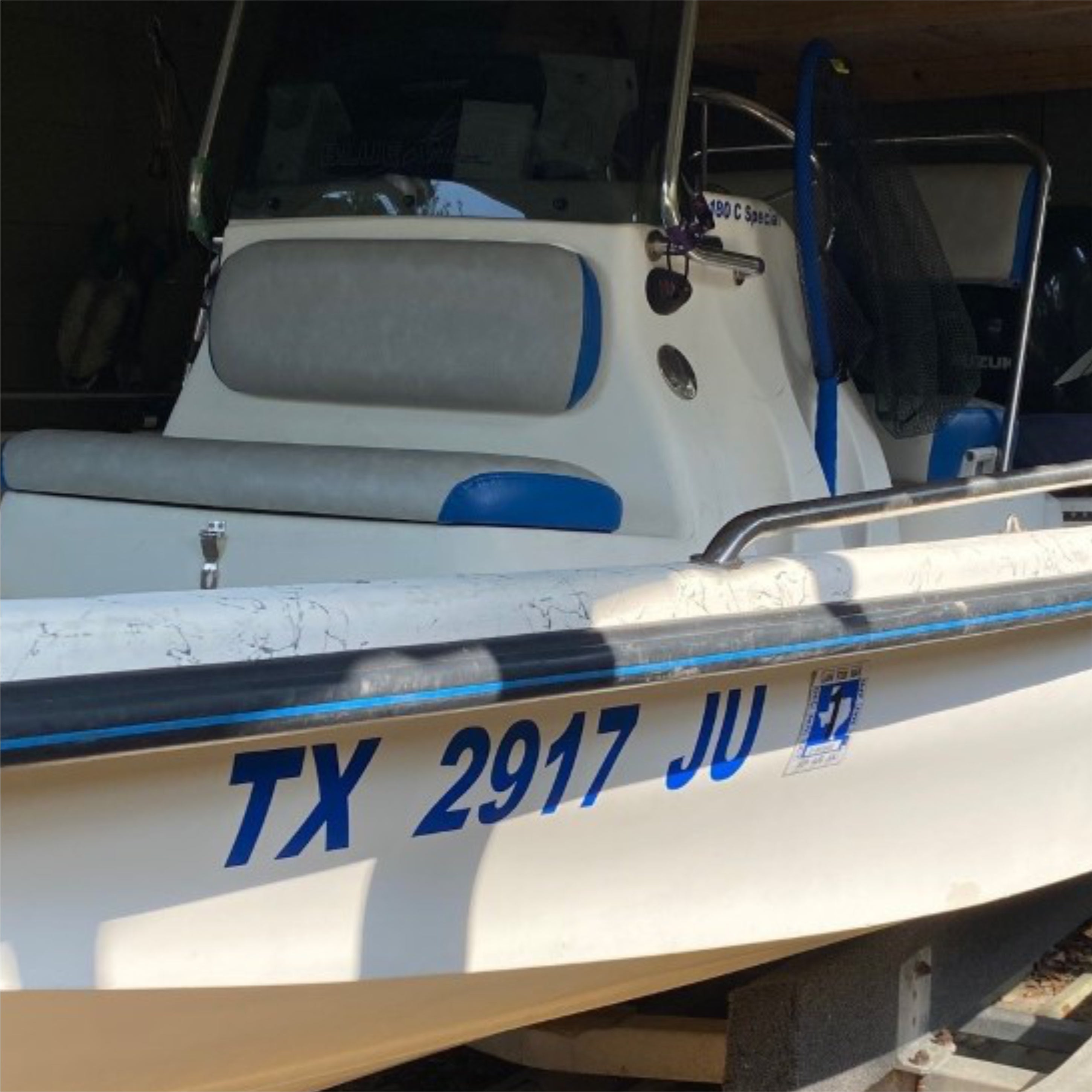 Custom Registration Decals for Boat, Jetski, or Snowmobile