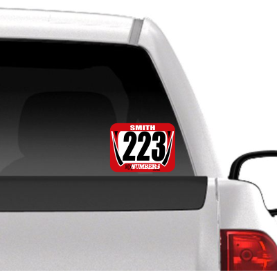 Race Numbers with Name -Factory Design - MxNumbers