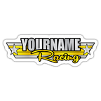 Custom Your Name Racing Trailer Decals -Retro Style- - MxNumbers