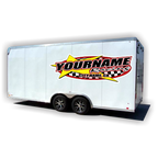 Custom Your Team Name Racing with Star Decals - MxNumbers