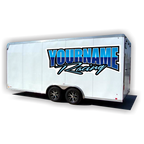 Custom Your Name Racing Trailer Decals - MxNumbers