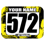 Race Numbers with Name -Splash O'Color Design- - MxNumbers