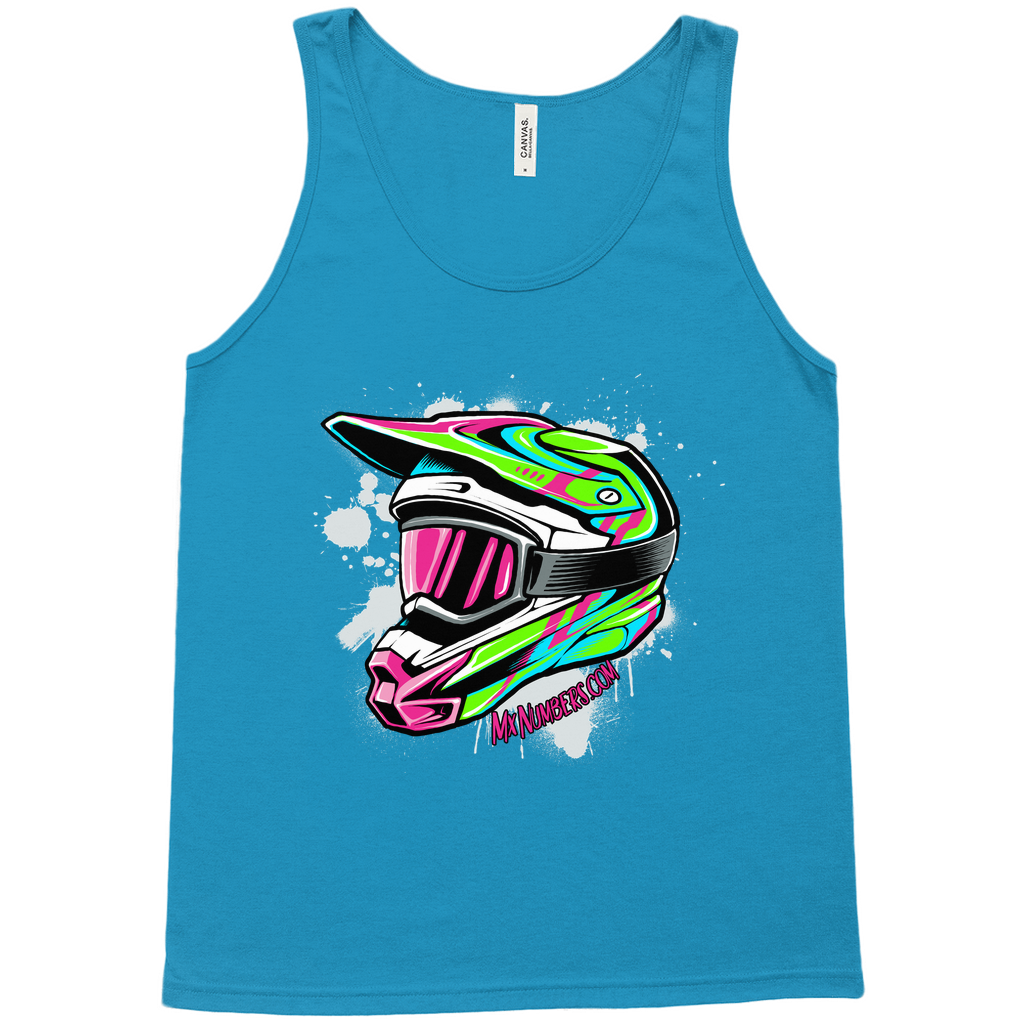 Splatter Helmet Unisex Tank Top