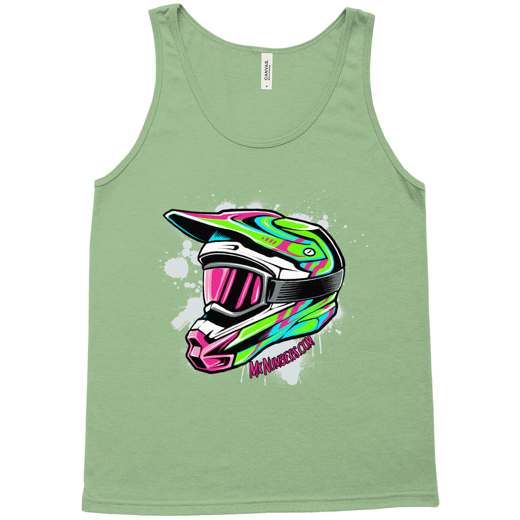 Splatter Helmet Unisex Tank Top