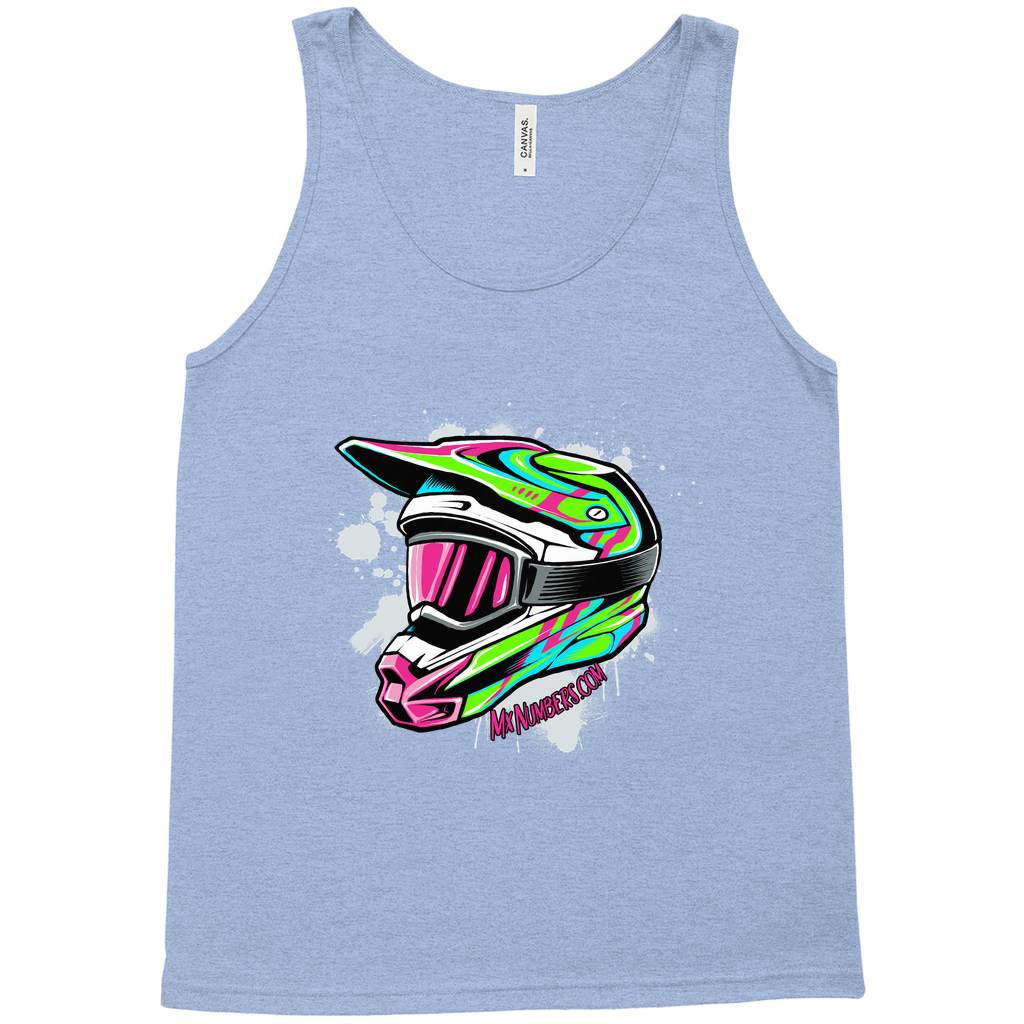 Splatter Helmet Unisex Tank Top