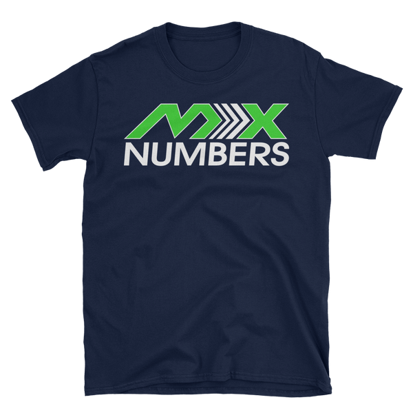 MxNumbers T-Shirt- Arrow- Lime Green -White- Unisex - MxNumbers
