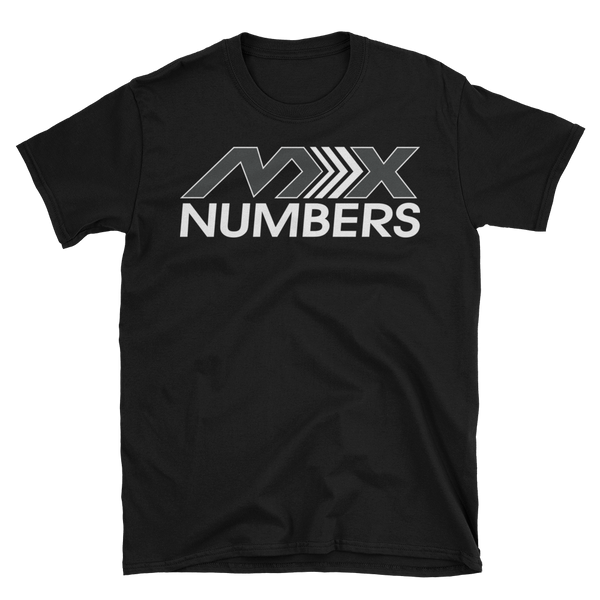 MxNumbers T-Shirt- Arrow- Gray- White- Unisex - MxNumbers