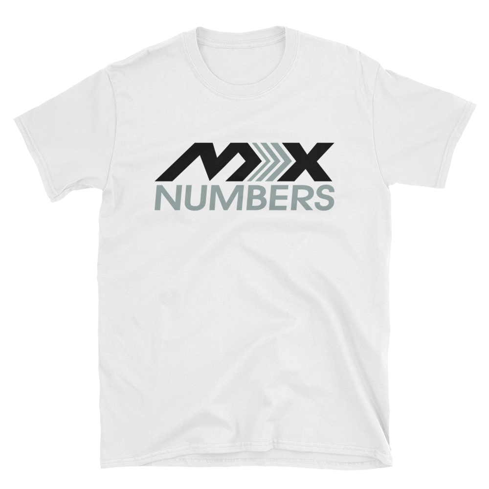 MxNumbers T-Shirt Black Gray - MxNumbers