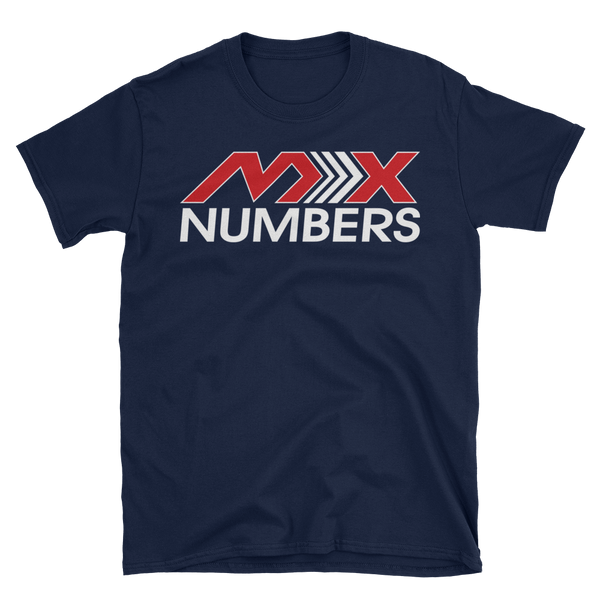 MxNumbers T-Shirt- Arrow- Red -White- Unisex - MxNumbers