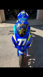 Multicolored Race Number Decal Graphics - 9s Design -